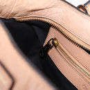 Chloe Etel Hand Bag Leather 2way Beige Gold Auth ka5954A-22