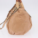 Chloe Etel Hand Bag Leather 2way Beige Gold Auth ka5954A-4
