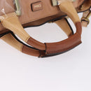 Chloe Etel Hand Bag Leather 2way Beige Gold Auth ka5954A-7