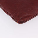 GUCCI Shoulder Bag Leather Red Silver 113013 Auth ka5956-9