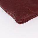 GUCCI Shoulder Bag Leather Red Silver 113013 Auth ka5956-16