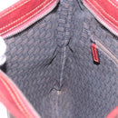 GUCCI Shoulder Bag Leather Red Silver 113013 Auth ka5956-21