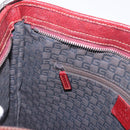 GUCCI Shoulder Bag Leather Red Silver 113013 Auth ka5956-22