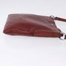 GUCCI Shoulder Bag Leather Red Silver 113013 Auth ka5956-5