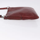 GUCCI Shoulder Bag Leather Red Silver 113013 Auth ka5956-6