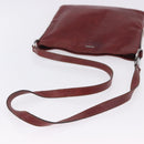 GUCCI Shoulder Bag Leather Red Silver 113013 Auth ka5956-8
