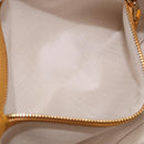 Miu Miu Beau Shoulder Bag Suede Yellow Gold Auth ka5957SAM-21