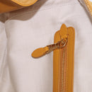 Miu Miu Beau Shoulder Bag Suede Yellow Gold Auth ka5957SAM-22