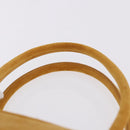 Miu Miu Beau Shoulder Bag Suede Yellow Gold Auth ka5957SAM-8