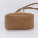 PRADA Hand Bag Leather 2way Beige Silver Auth ka5958SAM-5
