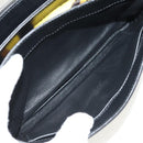 PRADA Chain Shoulder Bag Nylon Yellow Silver Auth ka595V-9