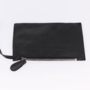 BALENCIAGA Navy Cabas XS Hand Bag Leather 2way Black Silver 390346 Auth ka5961-22