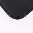 LOEWE Anagram Shoulder Bag Leather Black Silver Auth ka5962-16
