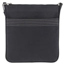 LOEWE Anagram Shoulder Bag Leather Black Silver Auth ka5962-13
