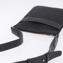 LOEWE Anagram Shoulder Bag Leather Black Silver Auth ka5962-6