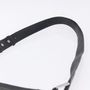LOEWE Anagram Shoulder Bag Leather Black Silver Auth ka5962-8