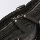 GUCCI GG Implementation Business Bag PVC Green Silver 201480 Auth ka5968-19
