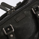 GUCCI GG Implementation Business Bag PVC Green Silver 201480 Auth ka5968-20