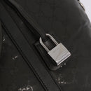 GUCCI GG Implementation Business Bag PVC Green Silver 201480 Auth ka5968-21