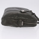 GUCCI GG Implementation Business Bag PVC Green Silver 201480 Auth ka5968-3