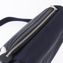 LOUIS VUITTON LV Cup V Line Cross Bag Leather Navy Silver M50443 LV Auth ka5969A-19