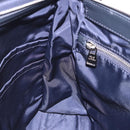 LOUIS VUITTON LV Cup V Line Cross Bag Leather Navy Silver M50443 LV Auth ka5969A-21