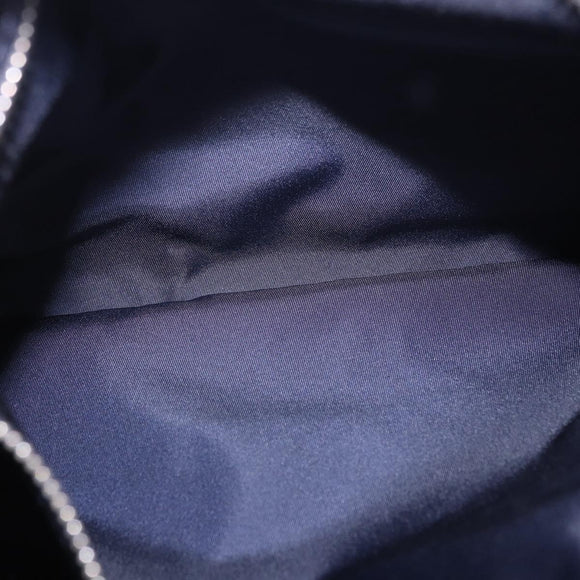 LOUIS VUITTON LV Cup V Line Cross Bag Leather Navy Silver M50443 LV Auth ka5969A