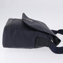 LOUIS VUITTON LV Cup V Line Cross Bag Leather Navy Silver M50443 LV Auth ka5969A-3