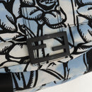 FENDI Backpack Nylon Blue Gold Auth ka596M-20