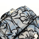 FENDI Rucksack Nylon Blau Gold Auth ka596M-21