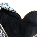 FENDI Backpack Nylon Blue Gold Auth ka596M-26