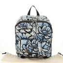 FENDI Rucksack Nylon Blau Gold Auth ka596M-12