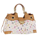 LOUIS VUITTON Monogram Multicolor Ursula Tote Bag White M40123 LV Auth ka5973V-1