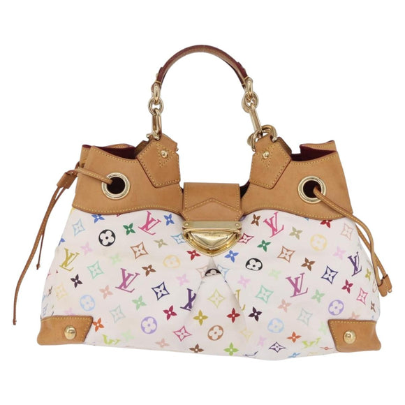 LOUIS VUITTON Monogram Multicolor Ursula Tote Bag White M40123 LV Auth ka5973V