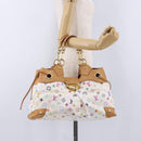LOUIS VUITTON Monogram Multicolor Ursula Tote Bag White M40123 LV Auth ka5973V-27