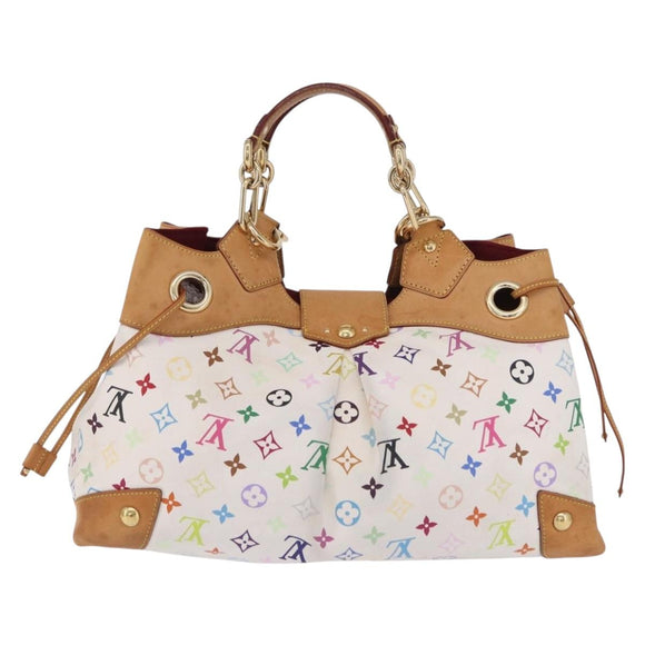 LOUIS VUITTON Monogram Multicolor Ursula Tote Bag White M40123 LV Auth ka5973V