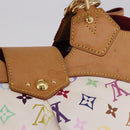 LOUIS VUITTON Monogram Multicolor Ursula Tote Bag White M40123 LV Auth ka5973V-4