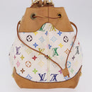 LOUIS VUITTON Monogram Multicolor Ursula Tote Bag White M40123 LV Auth ka5973V-5