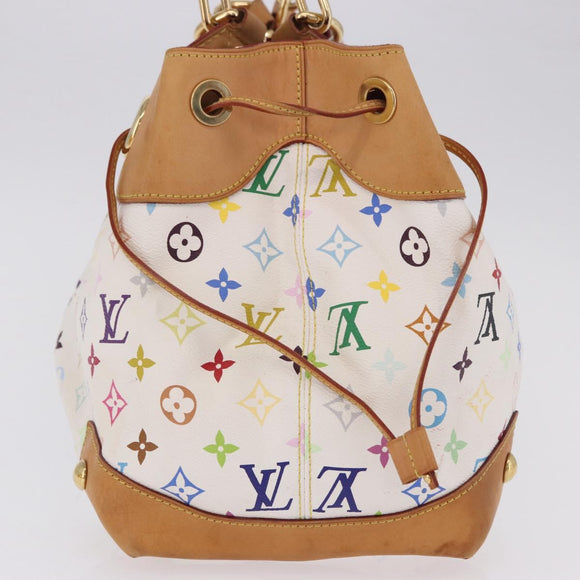 LOUIS VUITTON Monogram Multicolor Ursula Tote Bag White M40123 LV Auth ka5973V
