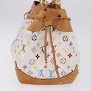 LOUIS VUITTON Monogram Multicolor Ursula Tote Bag White M40123 LV Auth ka5973V-6