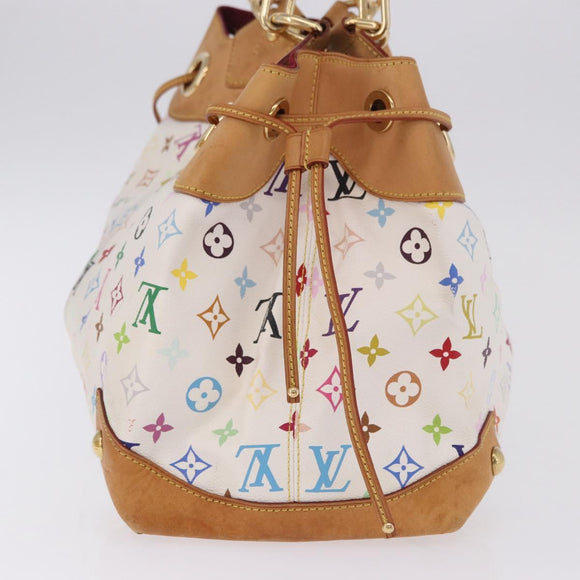 LOUIS VUITTON Monogram Multicolor Ursula Tote Bag White M40123 LV Auth ka5973V
