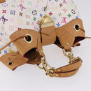 LOUIS VUITTON Monogram Multicolor Ursula Tote Bag White M40123 LV Auth ka5973V-7