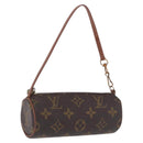 LOUIS VUITTON Monogram Papillon Pouch LV Auth ka5974-1