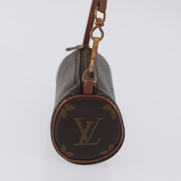 LOUIS VUITTON Monogram Papillon Pouch LV Auth ka5974
