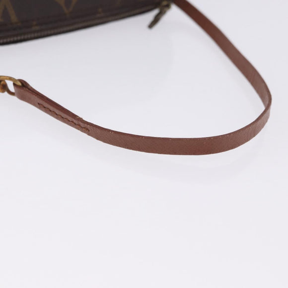 LOUIS VUITTON Monogram Papillon Pouch LV Auth ka5974