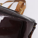 LOUIS VUITTON Monogram Vernis Rosewood Avenue Bag Amarante M93510 LV Auth ka5975-16