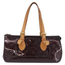 LOUIS VUITTON Monogram Vernis Rosewood Avenue Bag Amarante M93510 LV Auth ka5975-13