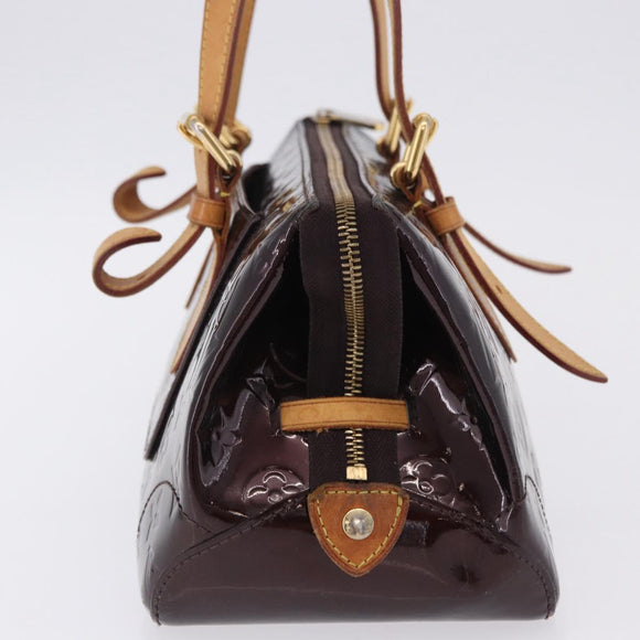 LOUIS VUITTON Monogram Vernis Rosewood Avenue Bag Amarante M93510 LV Auth ka5975