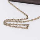 GUCCI GG Supreme Chain Web Sherry Line Bag PVC Beige Gold 503877 Auth ka5977V-7