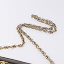 GUCCI GG Supreme Chain Web Sherry Line Bag PVC Beige Gold 503877 Auth ka5977V-8